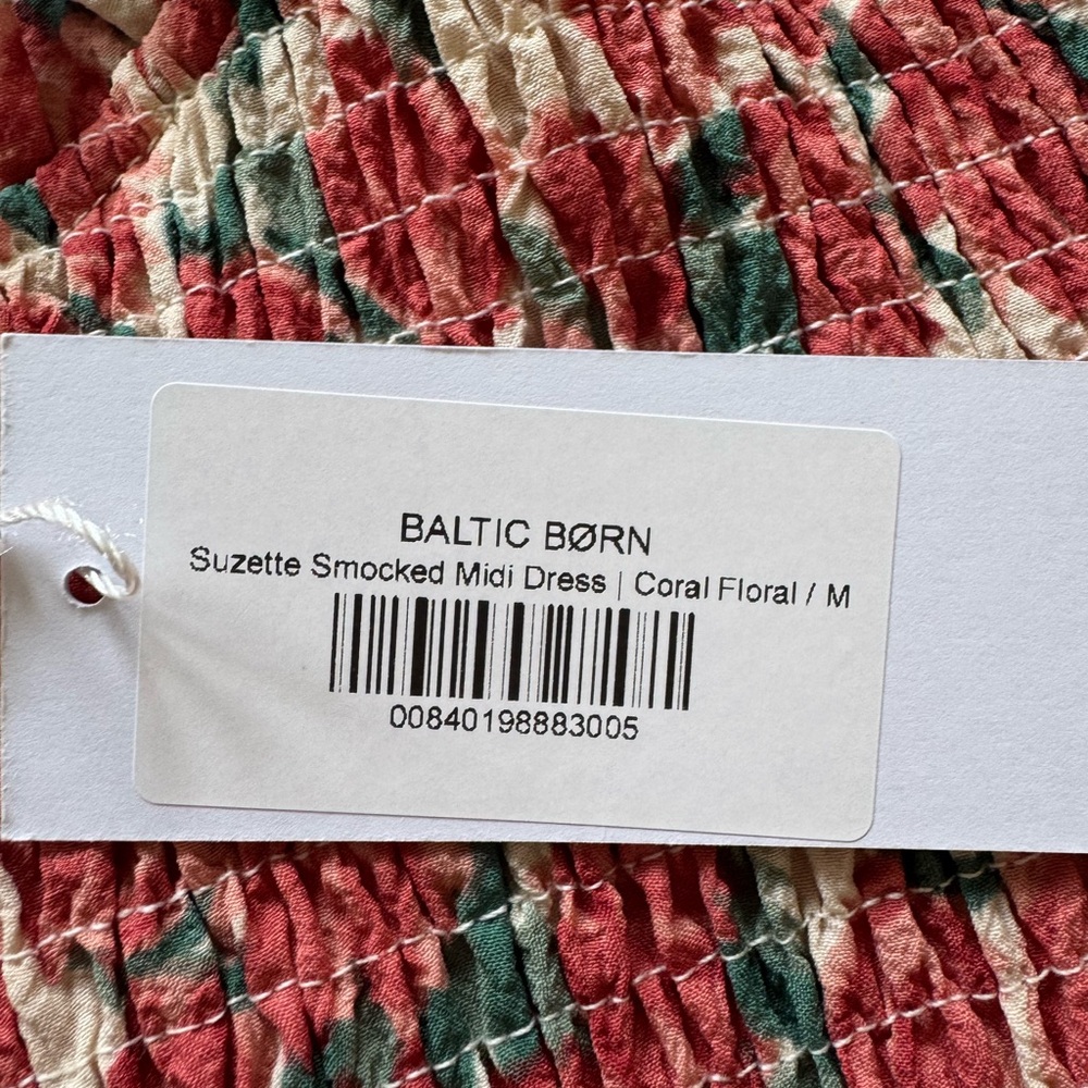 Baltic Born Medium Suzette Smocked Midi Dress - Picture 5 of 7